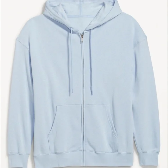 NWT OLD NAVY Oversized Full-Zip Hoodie Color: Rock Pool